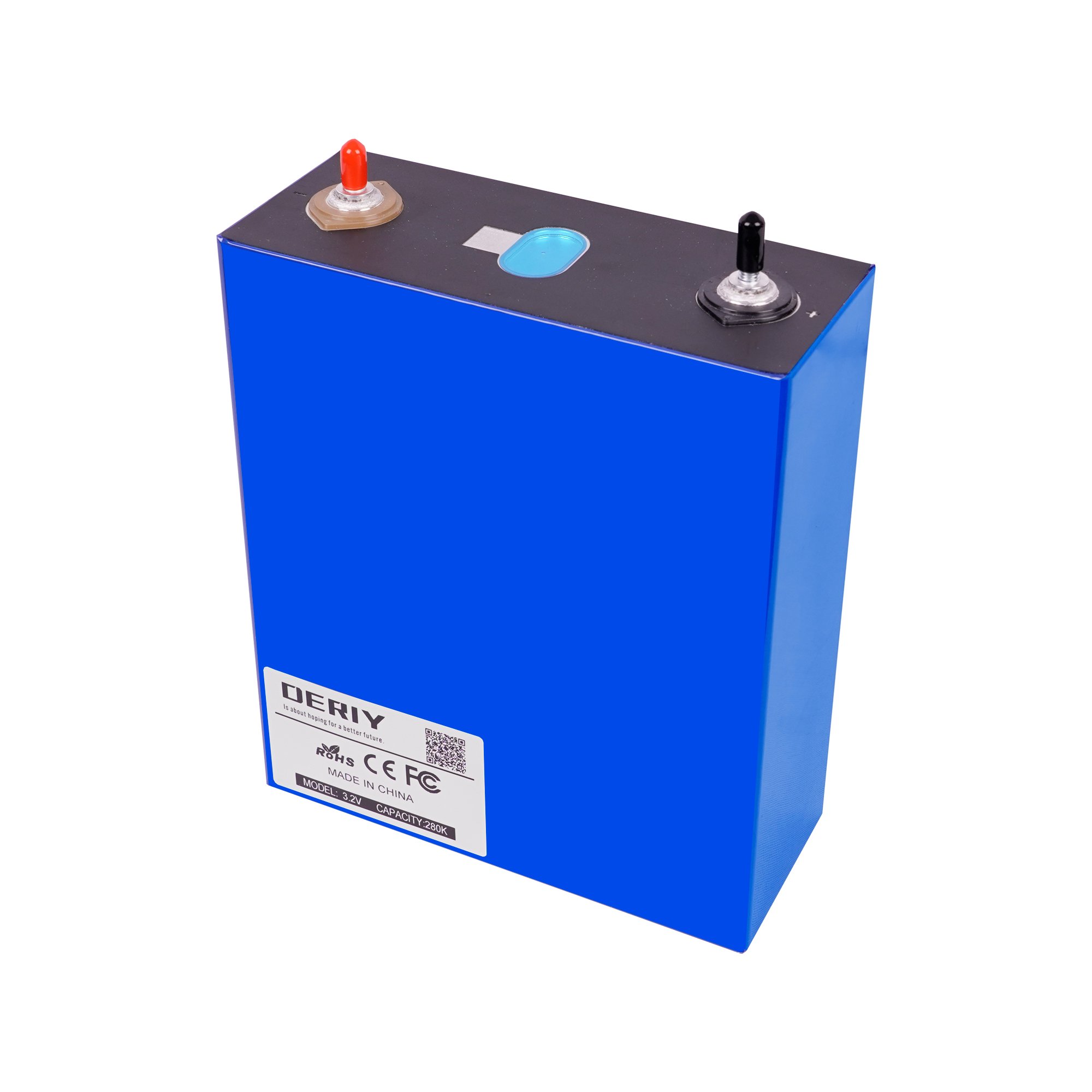 Deriy 6000 Cycle 50Ah 310Ah 200Ah Lifepo4 Prismatic Cells 3.2V 100Ah 280Ah Lifepo4 Battery Cell For Solar Energy System