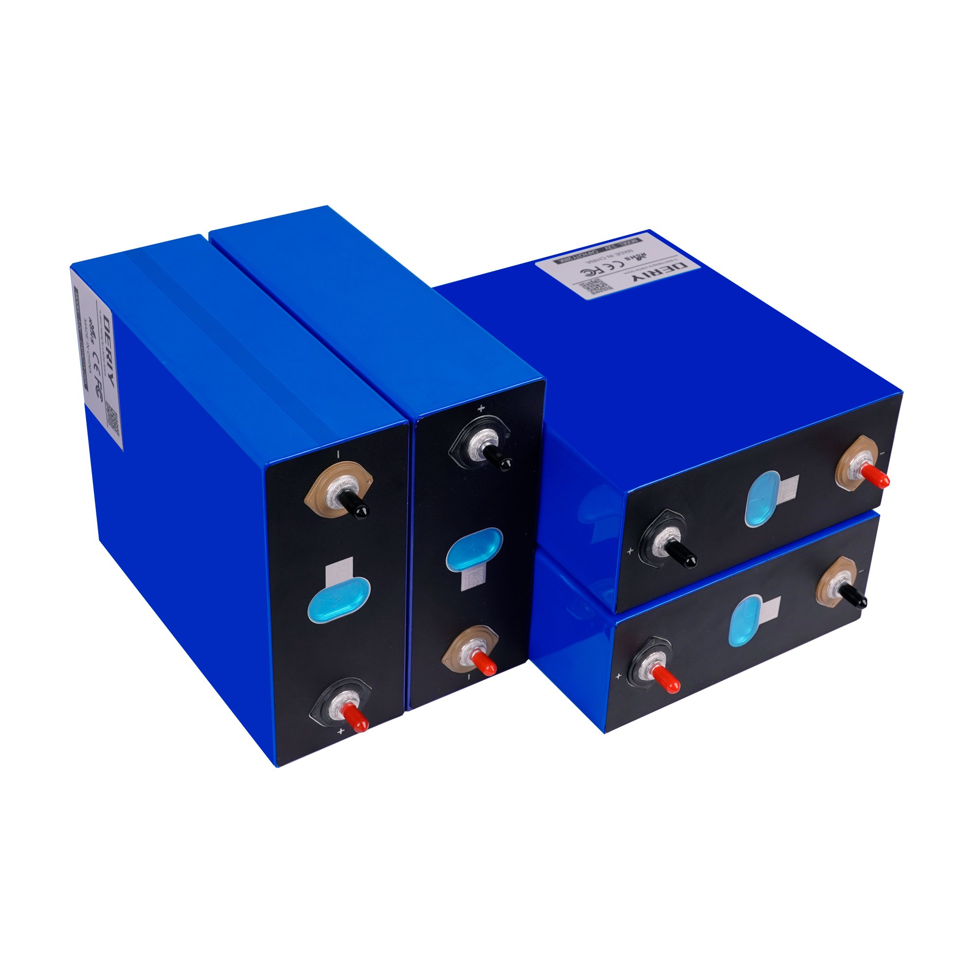 Deriy 6000 Cycle 50Ah 310Ah 200Ah Lifepo4 Prismatic Cells 3.2V 100Ah 280Ah Lifepo4 Battery Cell For Solar Energy System