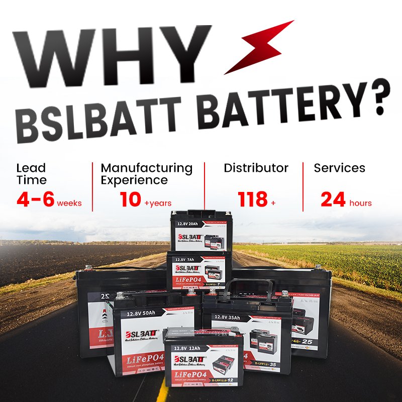 BSLBATT Solar battery Lithium Ion 12v 7ah 50ah 100ah 200ah 300ah Lifepo4 Lithium battery