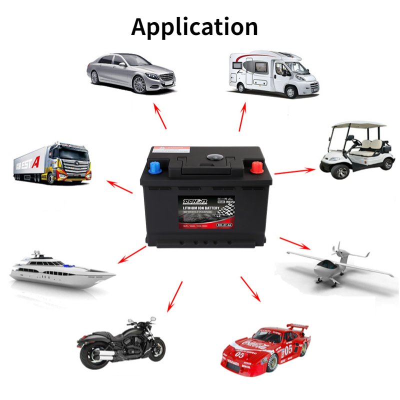 LiFePO4 Battery Lithium iron Phosphate 13v battery 108ah Lithium ion Battery 12V 100Ah for RV/Golf Cart/Yacht/Marine