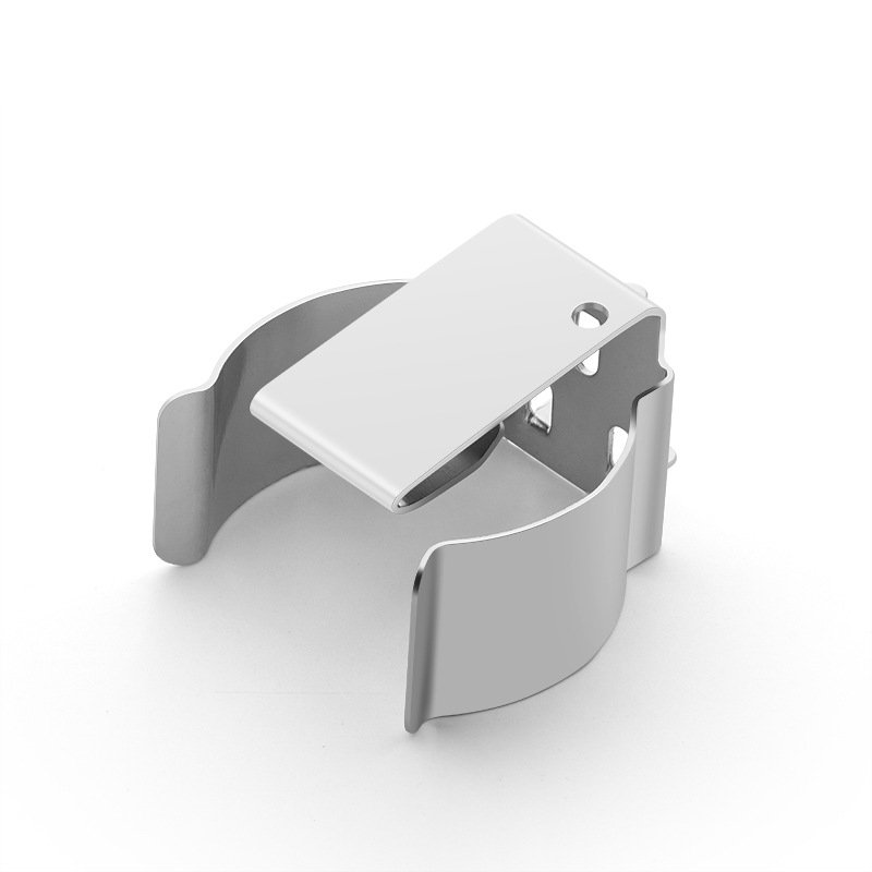 Manufacturer Stamping Parts Battery Clip Nickel-Plated Hardware Socket Lithium Battery Holder Battery Shrapnel For Flashlight
