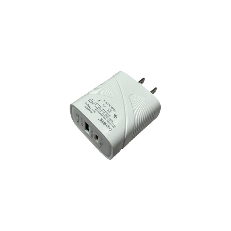 25W Charger Dual Port Wall Charger US EU Compatible Type-C USB-A Fast Charging Portable Phone Charger Mobile Phones Travel