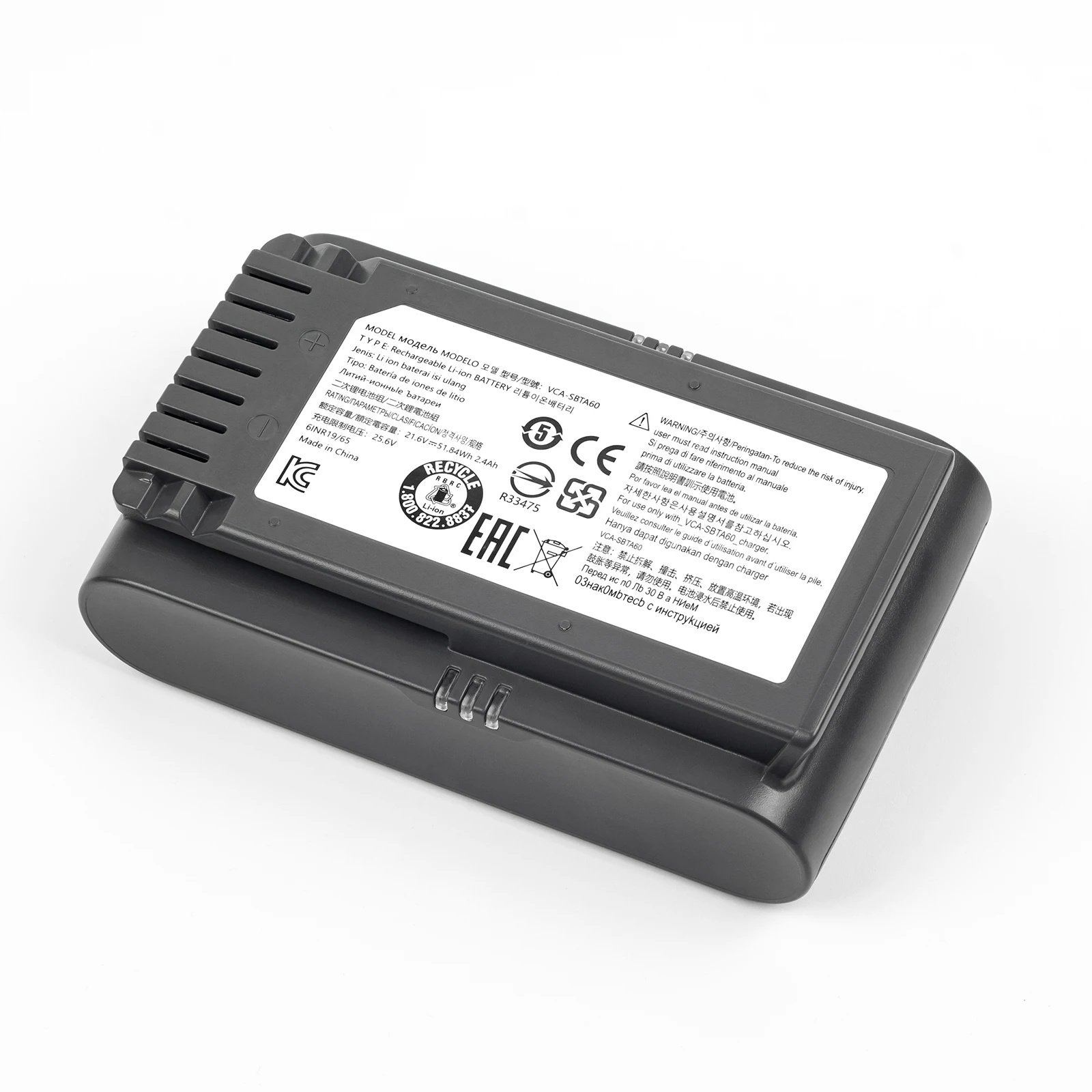 VCA-SBTA60 Vacuum Cleaner Battery for Samsung Jet 60 turbo Jet 75E Complete VS15A6031R4 VS15A6031R5 VS20B75ACR5 VS20B75ADR5