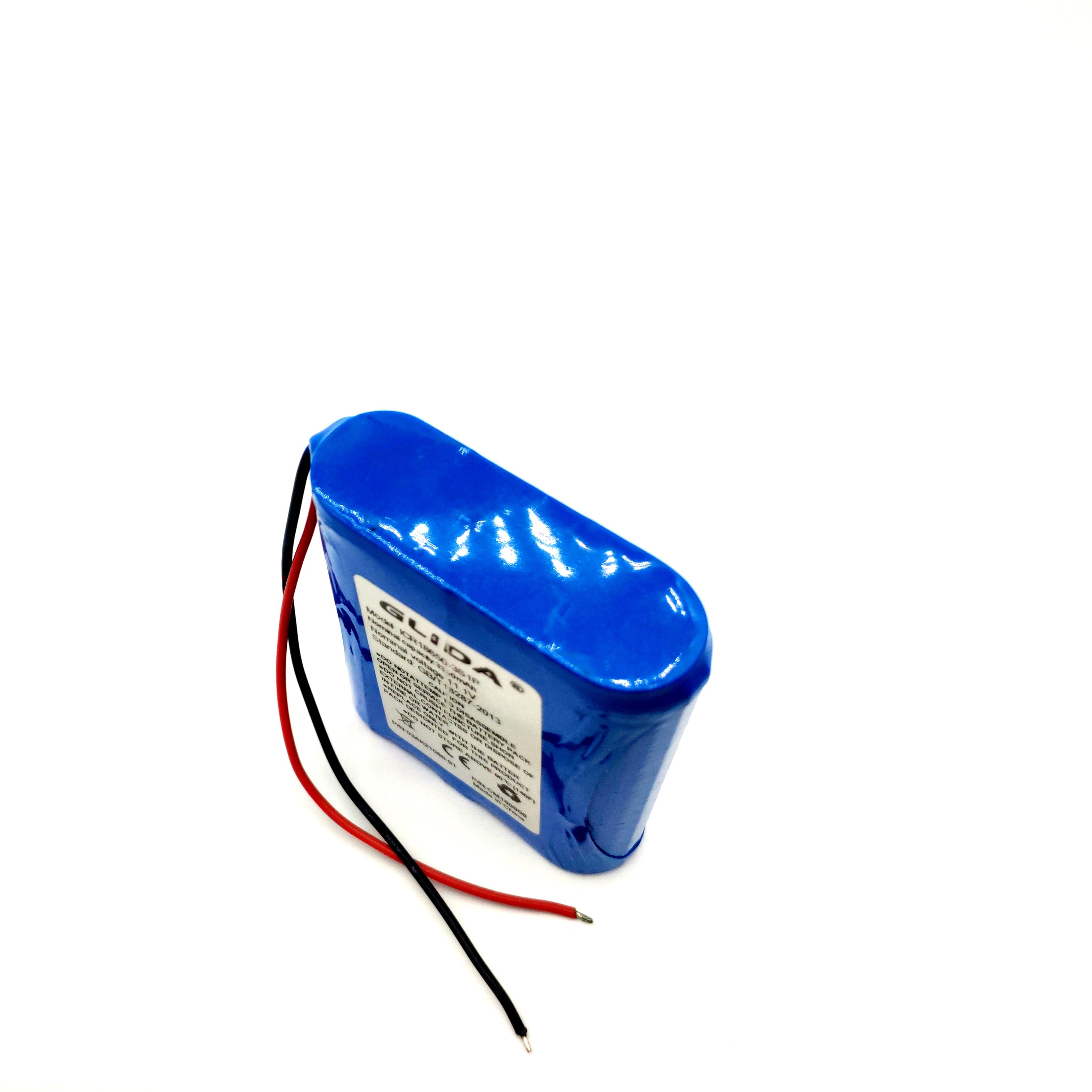 Rechargeable lithium battery pack 18650 3S1P 12v 3350mAh original factory supply price customized size 3.7V 7.4V 11.1V 14.8V