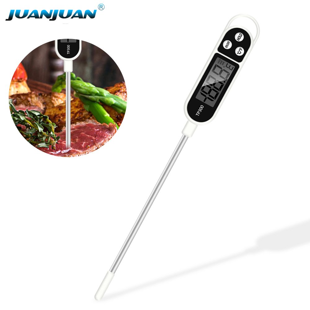 TP300 Household Digital Food BBQ Meat Thermometer Cooking Food Kitchen Probe Water Milk Oil Liquid Oven Thermometer