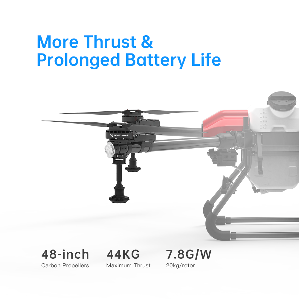 2024 New Style X11 max power system Load 40L battery Lipo 18s super big brushless motor agriculture drone power parts