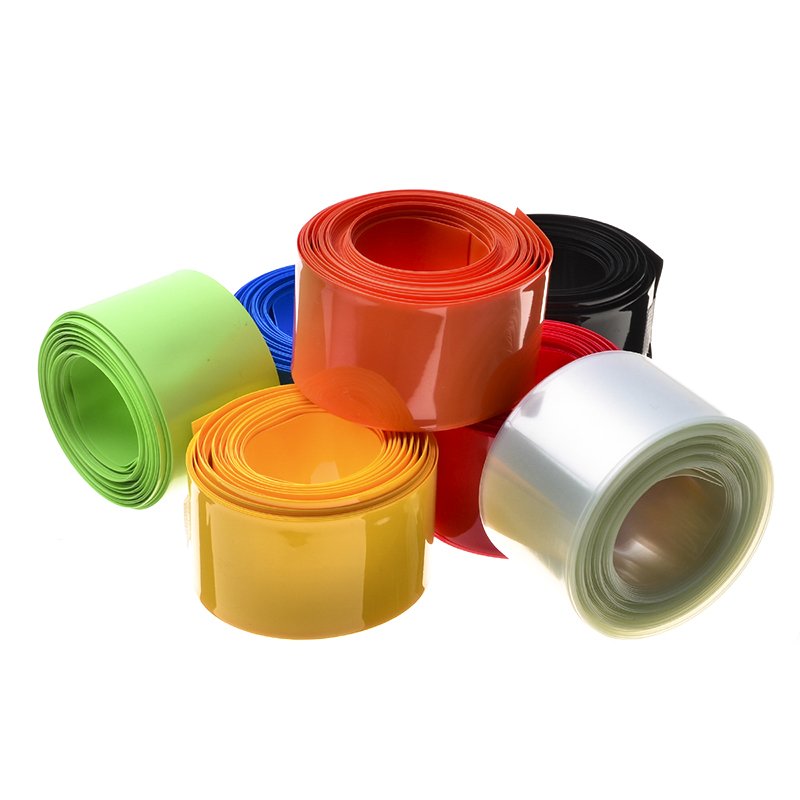 Custom 0.15mm Thick PVC Heat Shrink 360mm Width Battery Accessories for 18650 Battery Pack