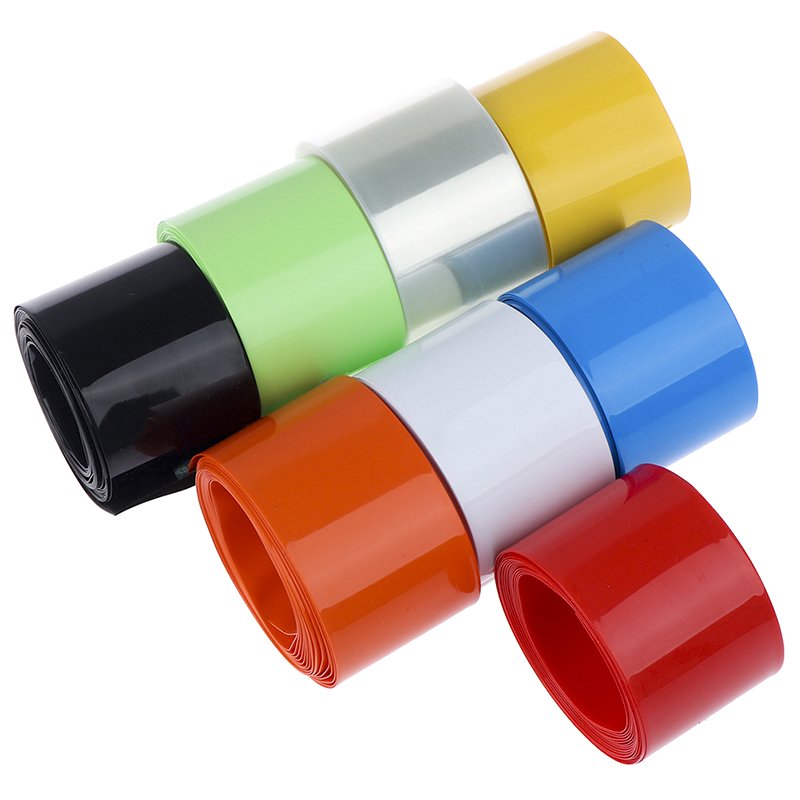 Custom 0.15mm Thick PVC Heat Shrink 360mm Width Battery Accessories for 18650 Battery Pack