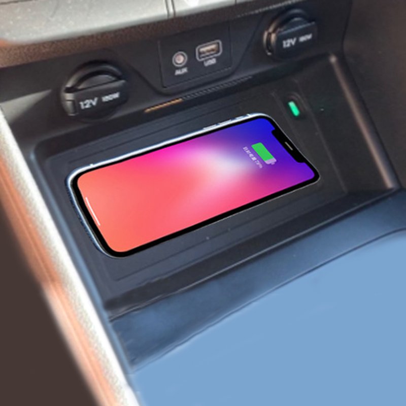 Leamore Car Accessories For Hyundai Tucson 2016-2018 Wireless Charger Pad QI Mobile Phone Accessories Battery Charger