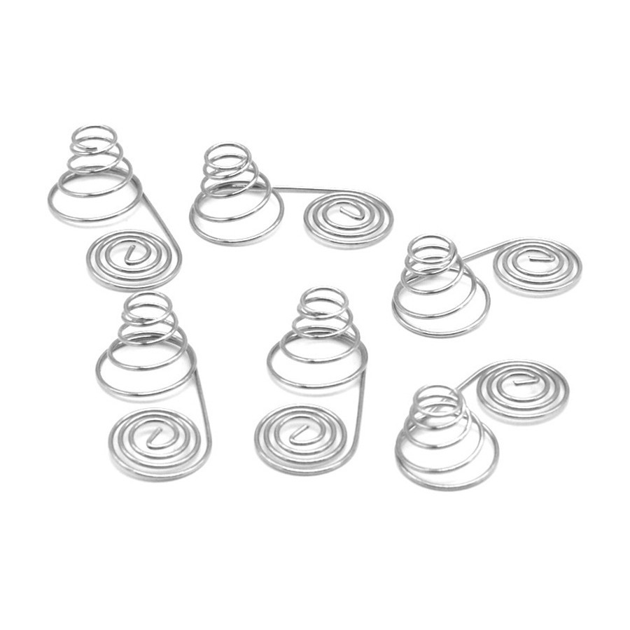 Small Tower Spring Battery Spring Toy Remote Control Holder Accessory Positive and Negative Electrode Battery Piece