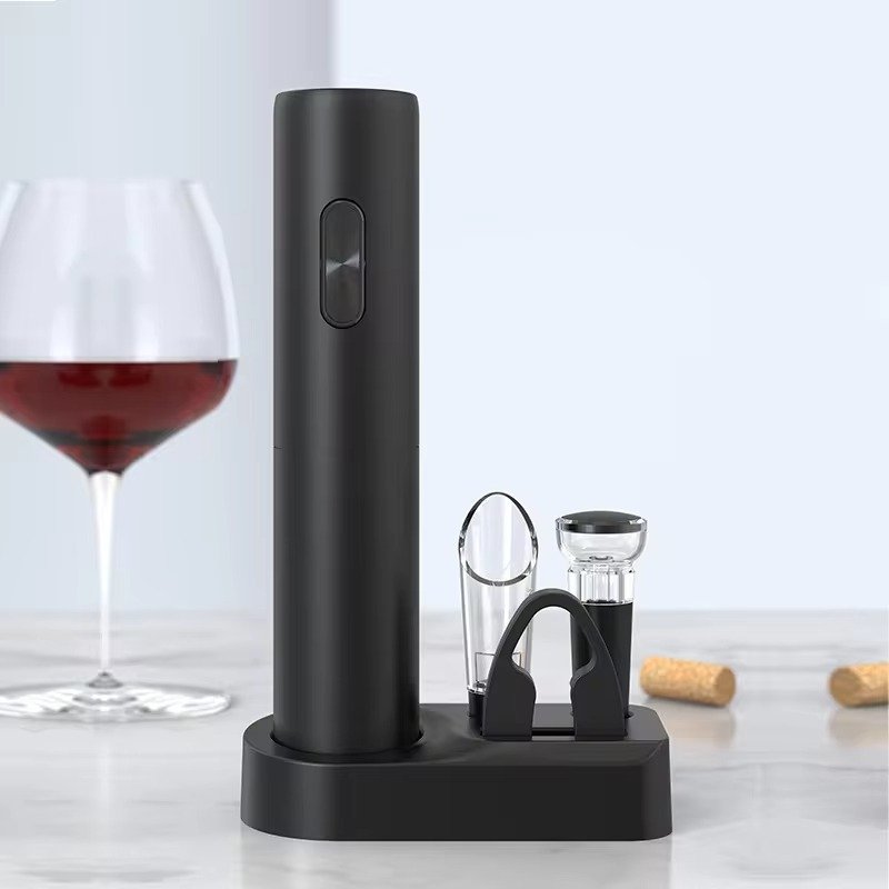 Battery Operated Wine Opener Kit Automatic Wine Opener Set Electric Corkscrew Accessories Set With Foil Cutter