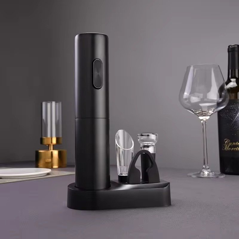 Battery Operated Wine Opener Kit Automatic Wine Opener Set Electric Corkscrew Accessories Set With Foil Cutter