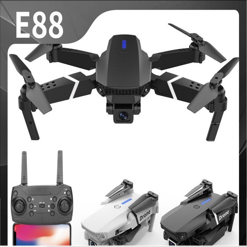 E88 EVO Drone Brushless UAV upgraded version 4k aerial photography Hd Dual Camera Fpv Long Range Rc Quadcopter Mini Drones