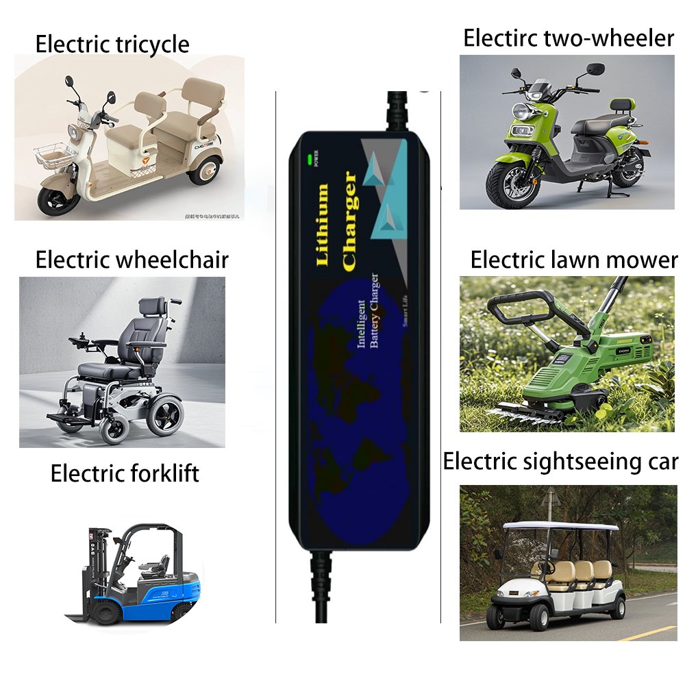 High-Quality Flexible Lithium Scooter E-bike Electric Vehicle 48V8A Fast Charging Battery Charger