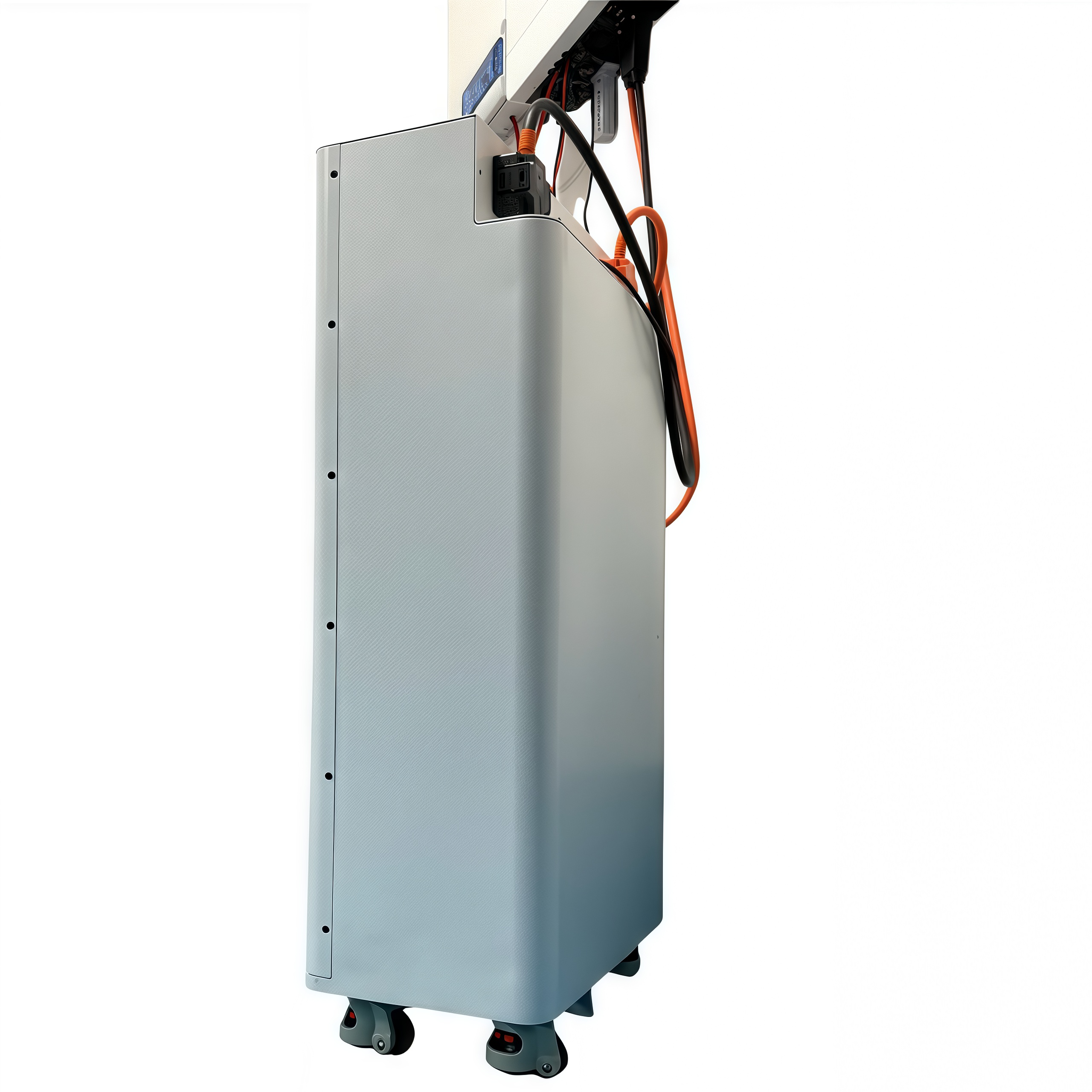 Vertical Metal Box New movable 280 enclosure DIY kits with wheel 48V 200A Inverter BMS for Lifepo4 280Ah LiFePO4 320Ah cells