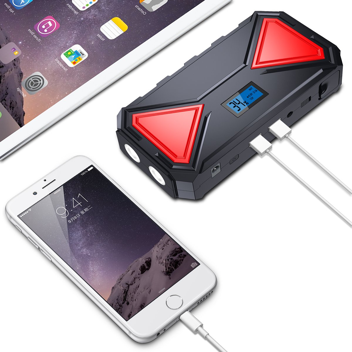 12v Multi-Function Car Emergency Start Power Emergency jump Satrter Power Bank Baterias Auto Buster Car power booster