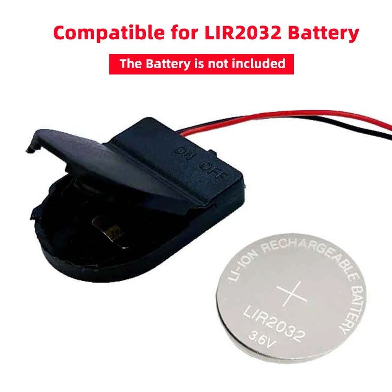 Raspberry Pi 5 RTC Module Battery Box Real Time Clock Holder for RPI 5 Pi5 (CR2032 Battery is not included)
