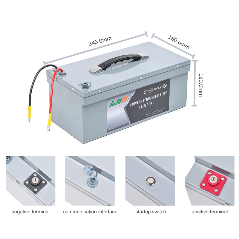 lithium battery 48v 72v 200ah mini car auto battery ebike electric bicycle battery