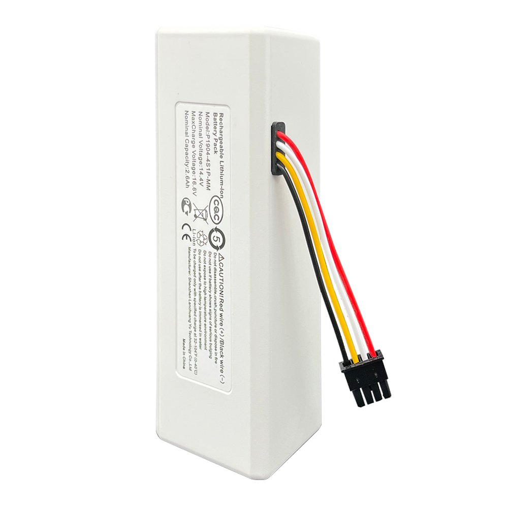 2024 New upgrade 4S1P 14.4V 2600mAh Battery For Xiaomi Mijia 1C STYTJ01ZHM Robot Vacuum Mop Cleaner Accessories Parts