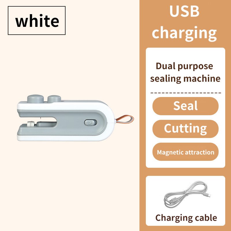 Food Saver Plastic Bag Heat Sealing Machine Manual Impulse Sealers Portable Package Sealer Household Mini Food Sealer