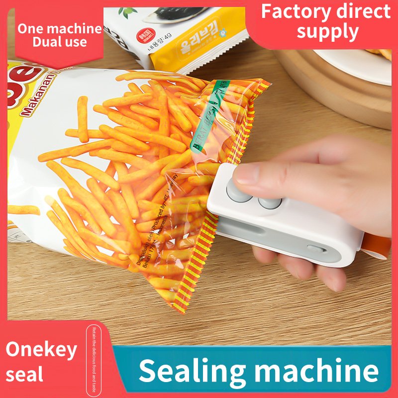 Food Saver Plastic Bag Heat Sealing Machine Manual Impulse Sealers Portable Package Sealer Household Mini Food Sealer