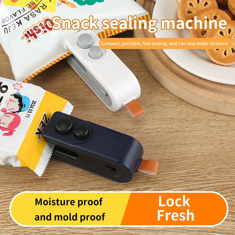 Food Saver Plastic Bag Heat Sealing Machine Manual Impulse Sealers Portable Package Sealer Household Mini Food Sealer