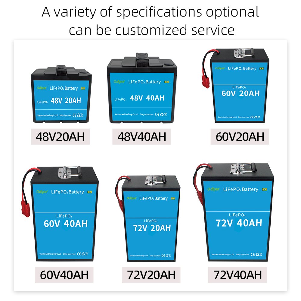 Golf Car Parts & Accessories Long Cycle Life Small Motive Power EV LifePo4 Battery Rechargeable 72 volt 36V 48V Golf Car
