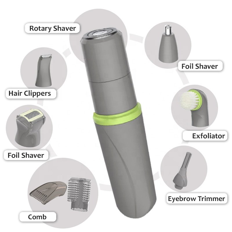 5-In-1 Multifunctional Face Hair Remover Women Razor Shaver Men Grooming Kit Nose Hair Clipper Bikini Shaver Nose Trimmer