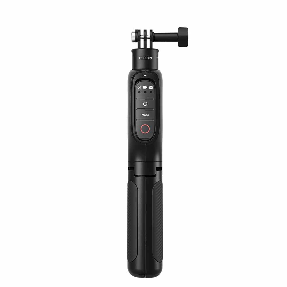 TELESIN camera accessories for go pro hero 13 12 11 10 9 max 5000 mAh charging integrated tripod remote control selfie stick
