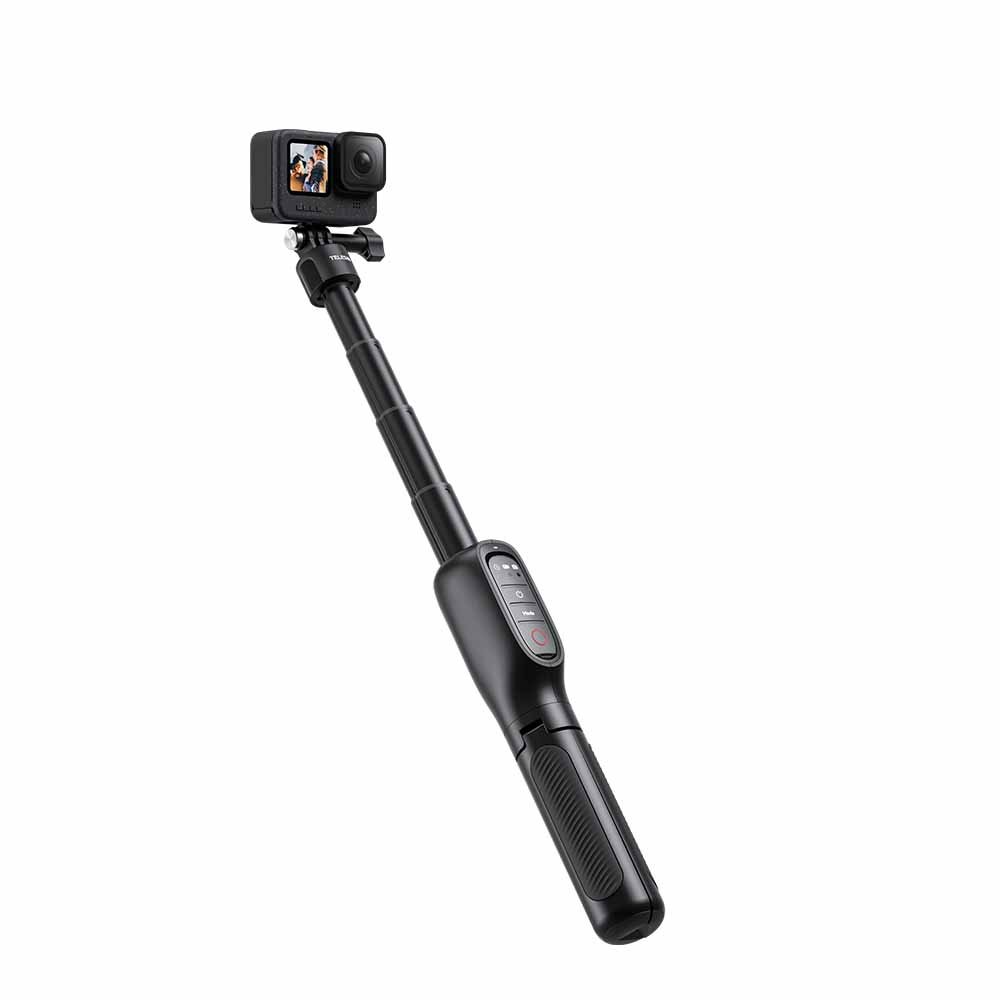 TELESIN camera accessories for go pro hero 13 12 11 10 9 max 5000 mAh charging integrated tripod remote control selfie stick