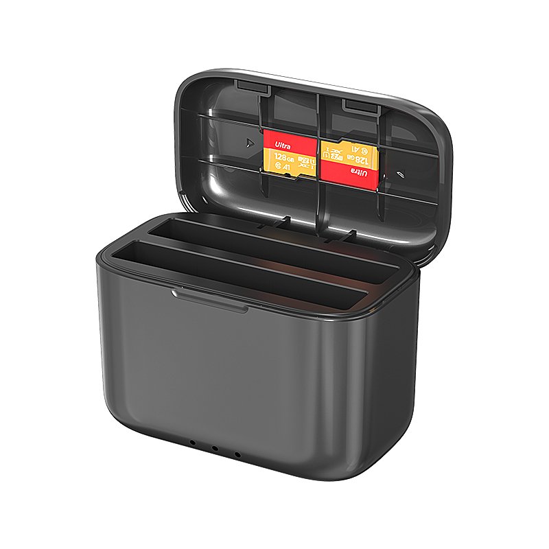 Adventure-Ready Fast-Charging Universal Camera Battery Charging Box For Insta360 X4