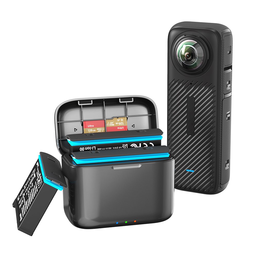 Adventure-Ready Fast-Charging Universal Camera Battery Charging Box For Insta360 X4