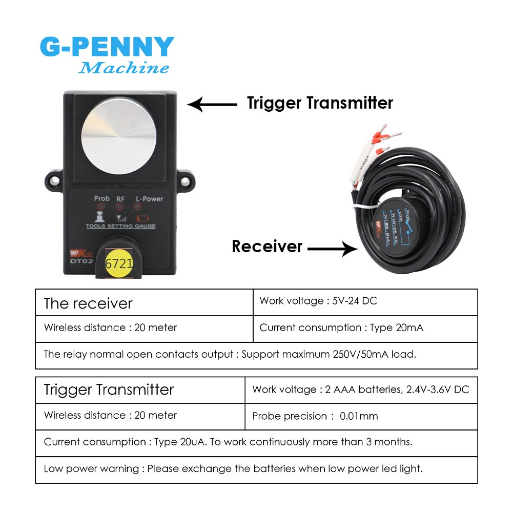 DT02 Tools Setting Auto-Check Instrument tool zero sensor cnc tool setter