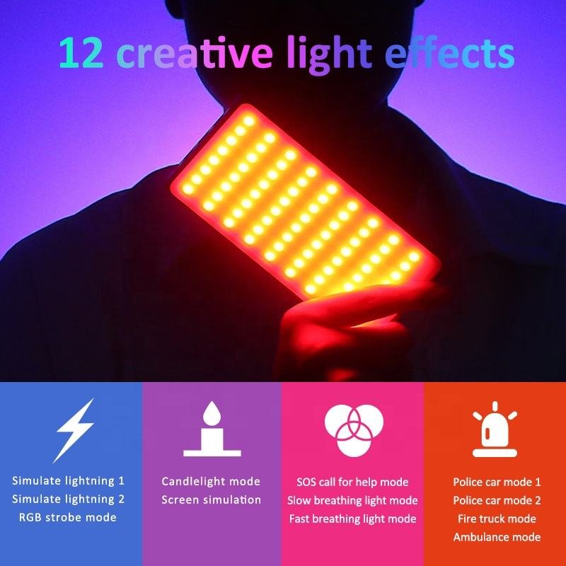 Camera Accessories LED-M1Se 8000K Virtual Reality Shooting Rgb Pocket Video Lighting Equipment Led Camera Light