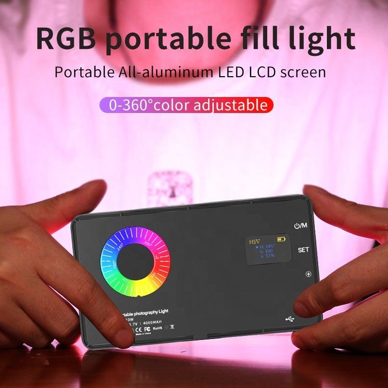 Camera Accessories LED-M1Se 8000K Virtual Reality Shooting Rgb Pocket Video Lighting Equipment Led Camera Light