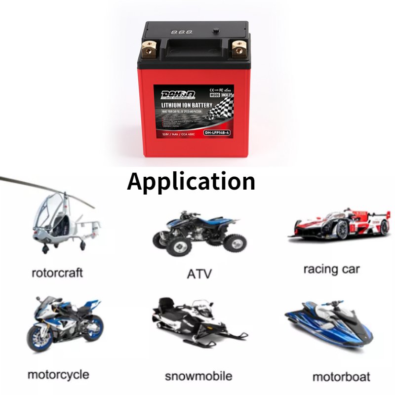 Motorcycle starting batteries LFP14B-4 two wheeler accessories Cheap Battery for Motorcycle