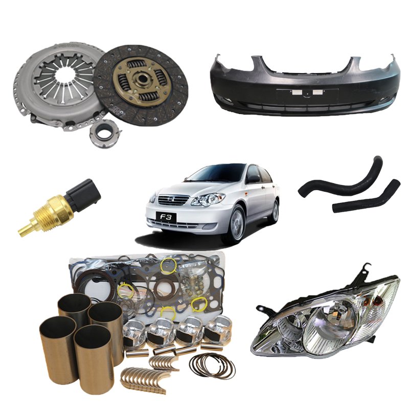 BYD Auto Spare Parts Wholesaler Original for BYD F0 F3 F3R G3 G3R E3 E5 E6 S6 S7 Qin Tang Song Han Genuine Car Parts Accessories