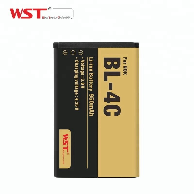 WST Replacement 950 mah lithium ion batteries Shenzhen mobile accessories for nokia battery BL-4C