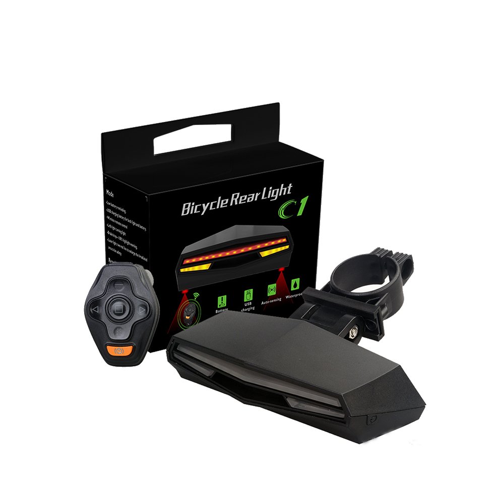 Omni Sharing Bicycle Remote Control Turn Left Tailright Accessories Bici Patineta Bluetooths Con Luz Smart Rear Bike Led Light