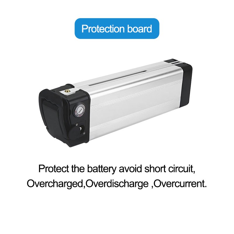Hot Selling Silver Fish E-Type Electric Bicycle Battery 1000W 36V 48V 8Ah 10Ah 12.8Ah for Golf Carts Ebike Battery