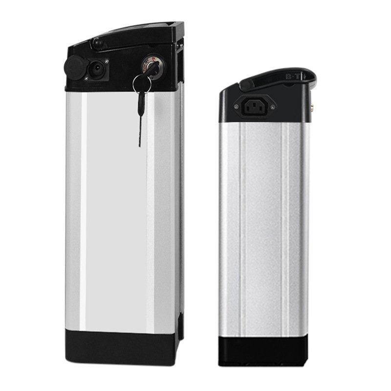 Hot Selling Silver Fish E-Type Electric Bicycle Battery 1000W 36V 48V 8Ah 10Ah 12.8Ah for Golf Carts Ebike Battery