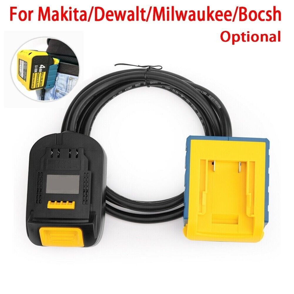 DCB184 Battery Extension forboschss Cord 18/20v Max Adapter Battery Power-Tool Parts formakitass Milwaukees Accessory
