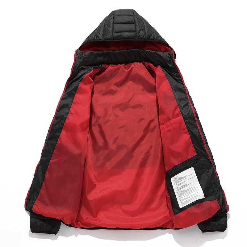 Upgraded USB Electric Heated Lightweight Rechargeable 5 Zone Heating Waistcoat Puffer Jacket Coat Thick-Power Bank NOT Included