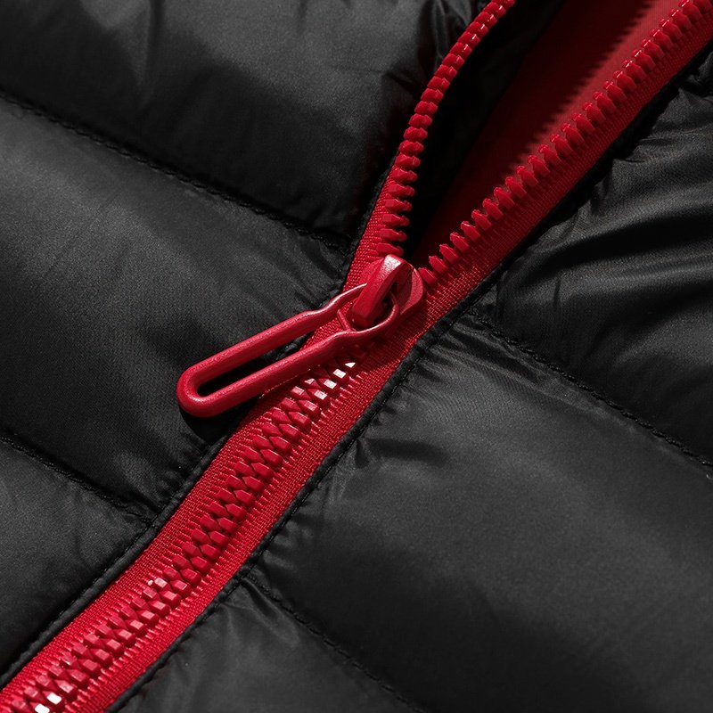 Upgraded USB Electric Heated Lightweight Rechargeable 5 Zone Heating Waistcoat Puffer Jacket Coat Thick-Power Bank NOT Included