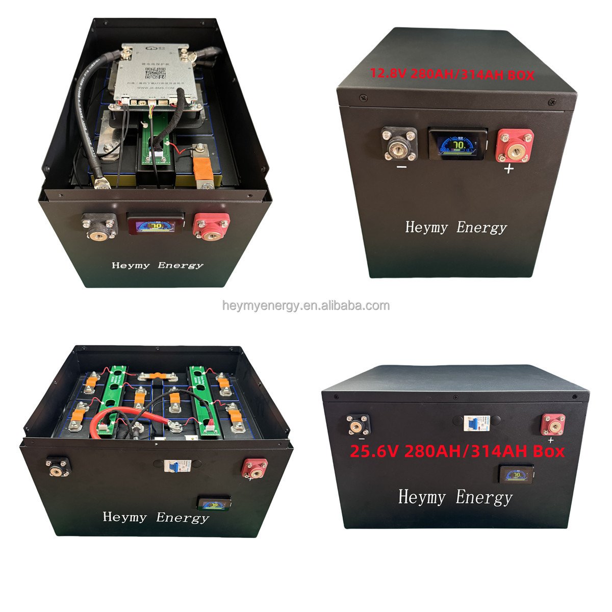 EU Stock 15KW battery box DIY 280Ah case Kit With JK BMS off grid home energy storage lithium lifepo4 battery 48V 280AH box case