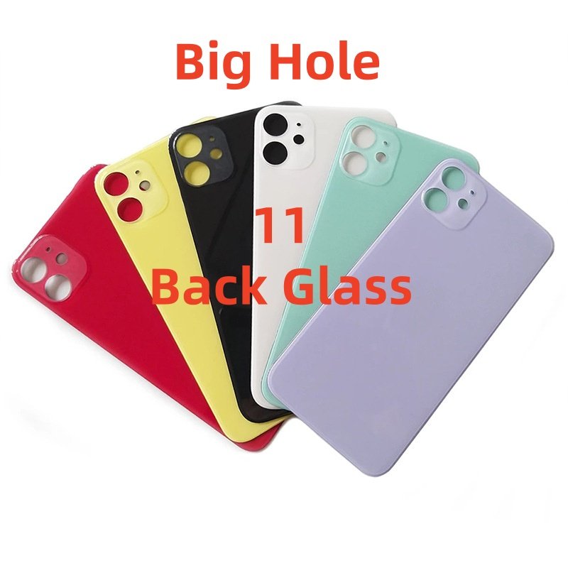 for iPhone 11 11Pro 11 Pro Max Original OEM Big Camera Hole Rear Back Glass Cover Housing Replacement with Logo CE Mark
