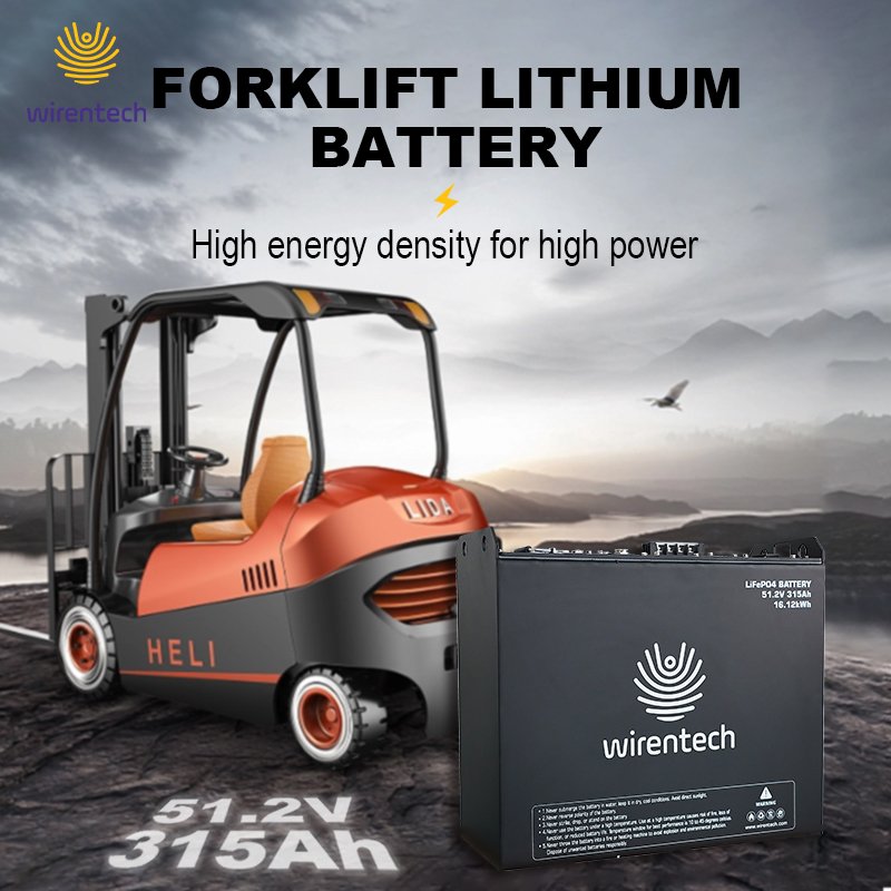 48V 51.2V Solar Power Lfp Lithium Electric Forklift Battery Lead Acid Batteries Forklift
