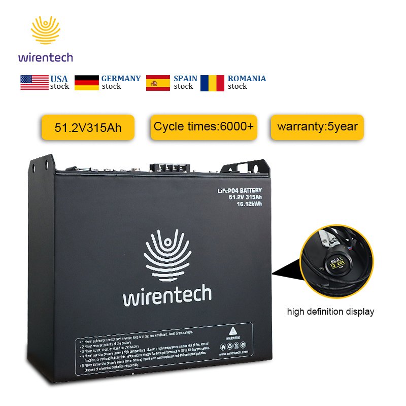 48V 51.2V Solar Power Lfp Lithium Electric Forklift Battery Lead Acid Batteries Forklift
