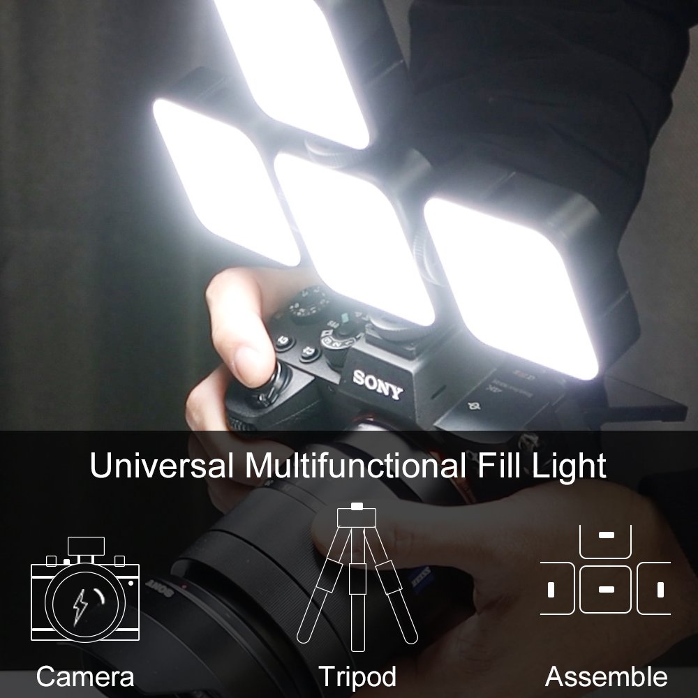 Vloglite W36 pocket Photo Studio Accessories LED Photography Rechargeable LED Video Light camera lighting