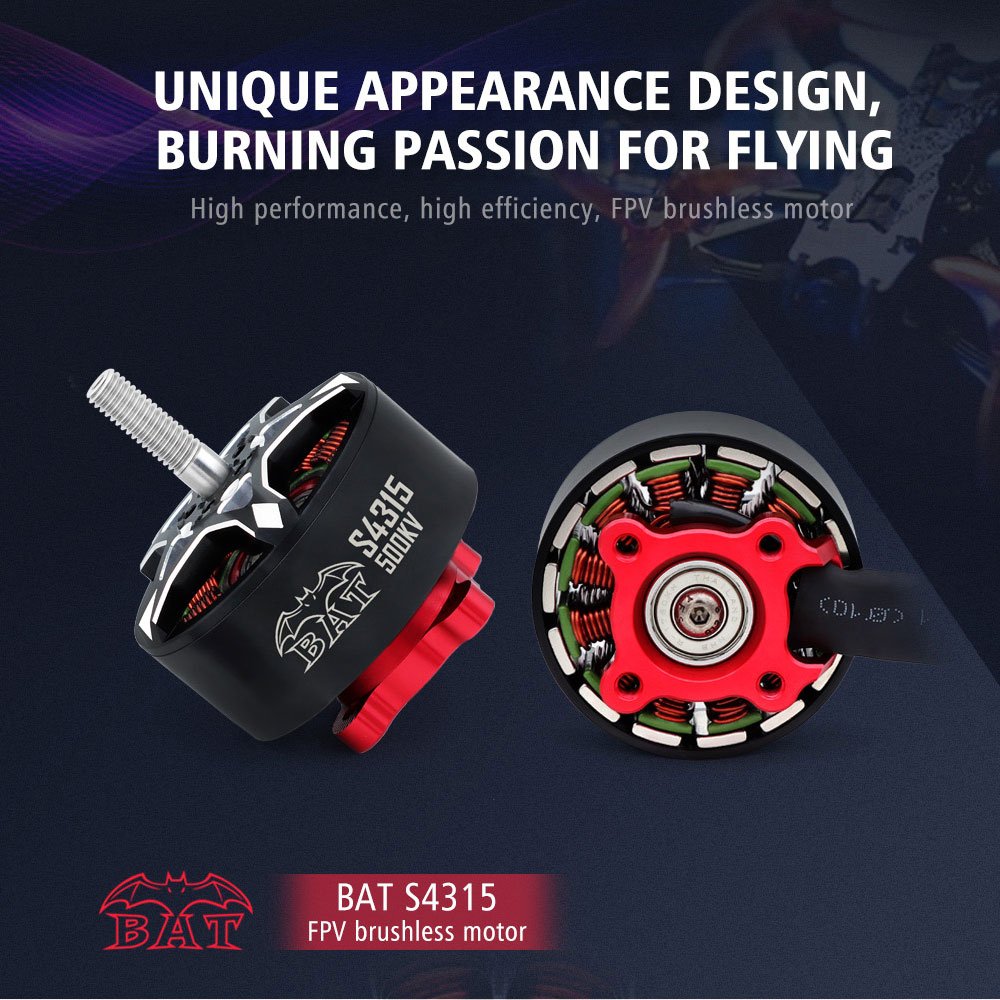 Brushless 4315 8S 500KV Motor 15 Inch FPV Racing Drone Multirotor Uav RC Planes Remote Control Drones Accessories Made Aluminium